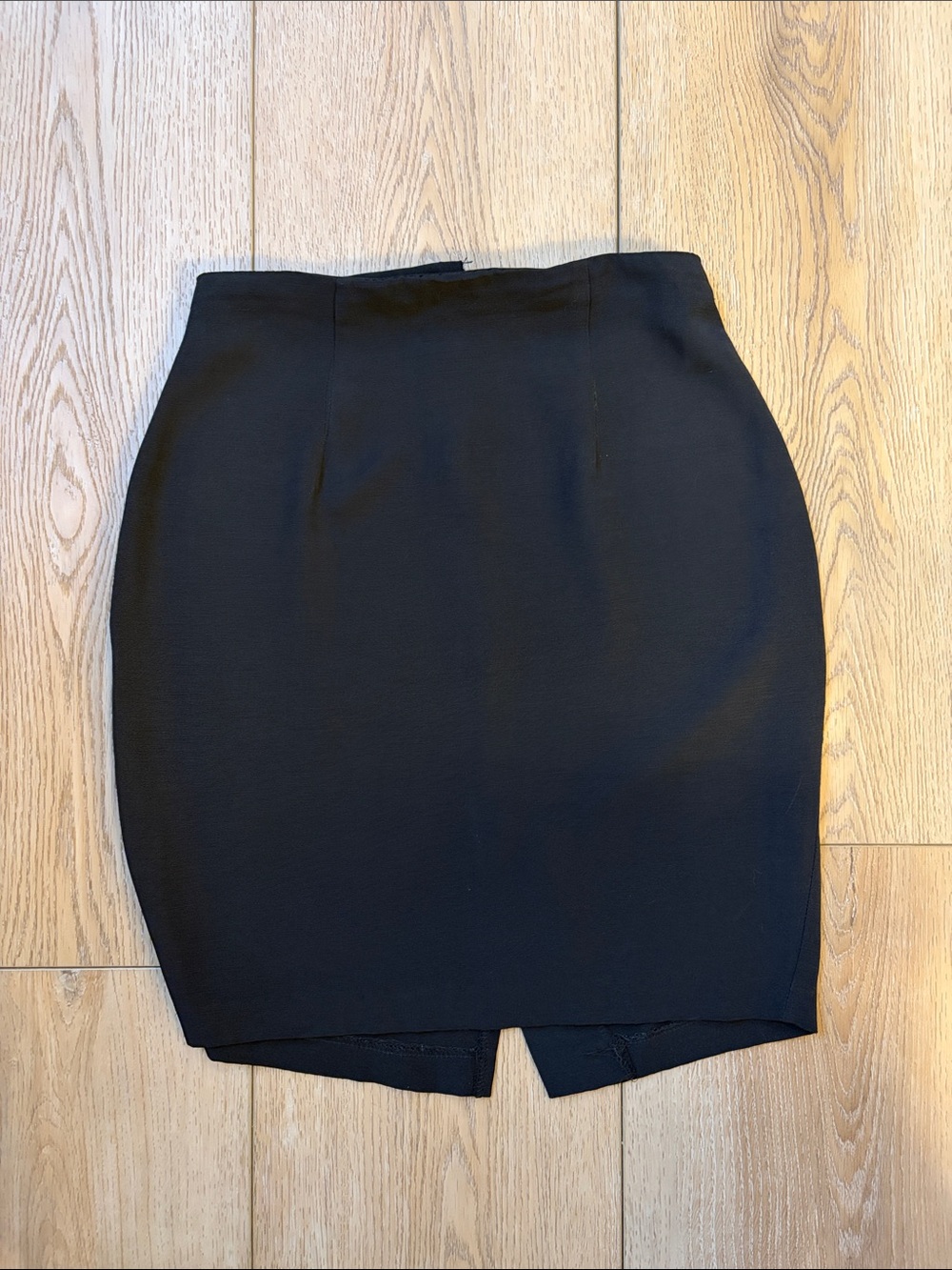 American Vintage | Y2K Black Addiction pencil mini skirt